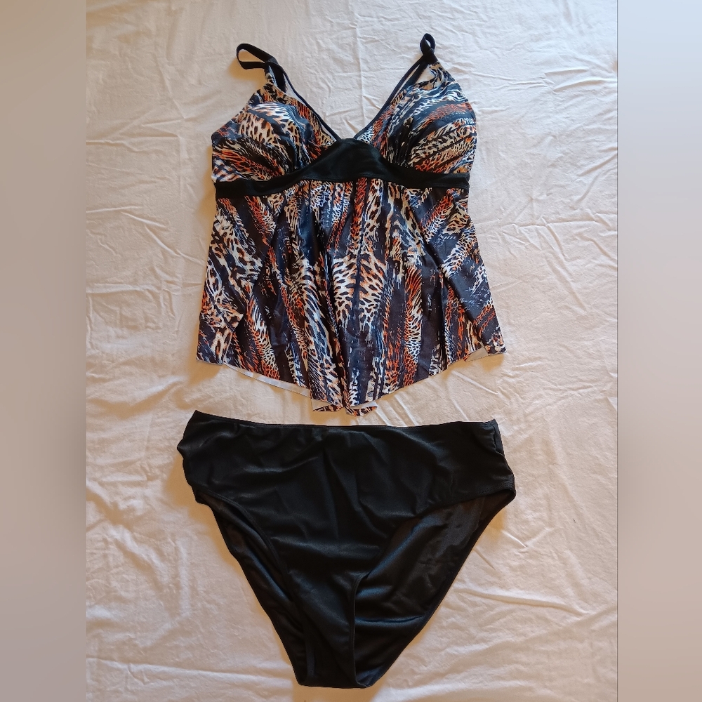 Plus size tankini set
